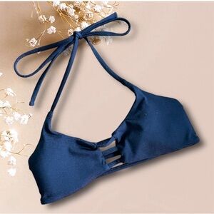 Black Mao Loa Midori Bikini Top (Size Large)